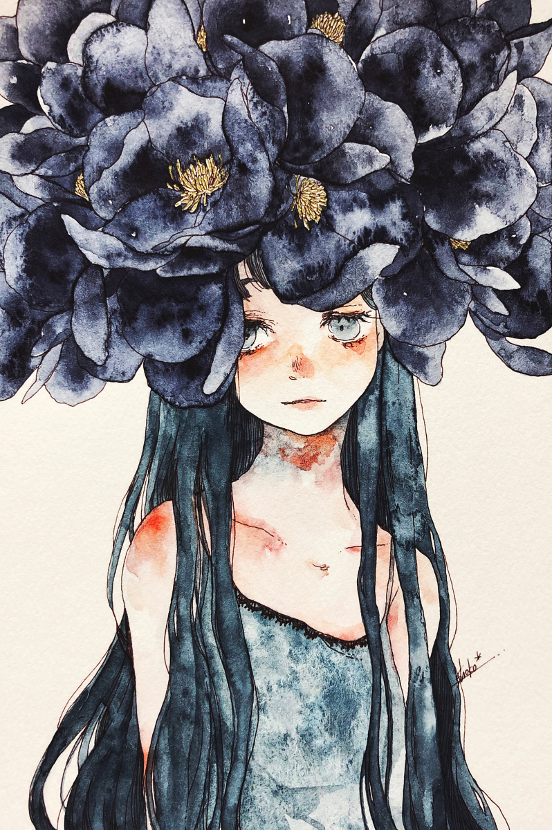 This is a pixiv picture whose title is 無欲.