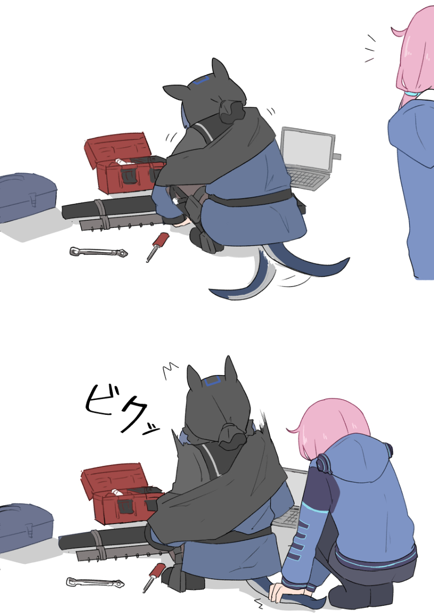 This is a pixiv picture whose title is しっぽ.