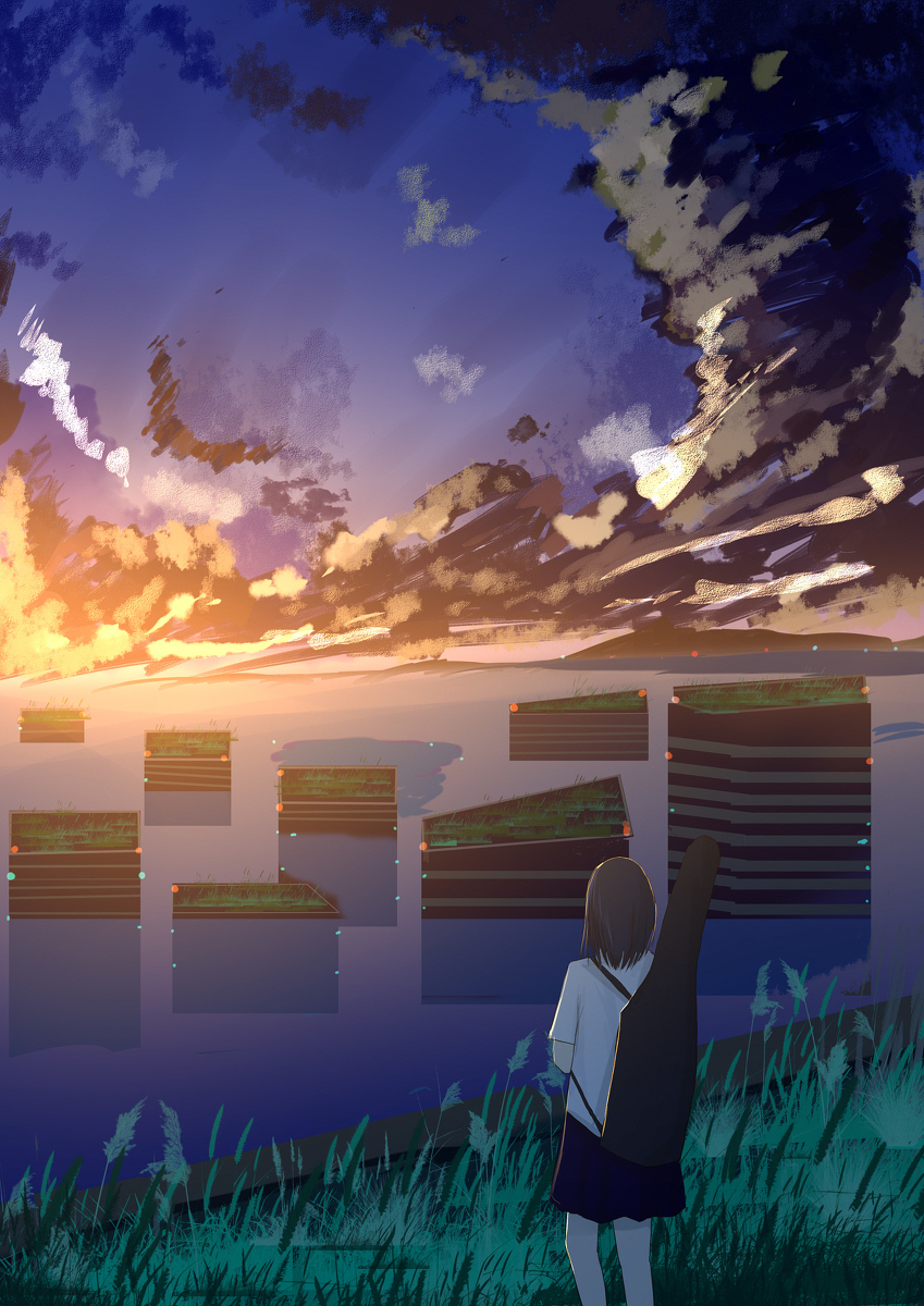 This is a pixiv picture whose title is 無題.