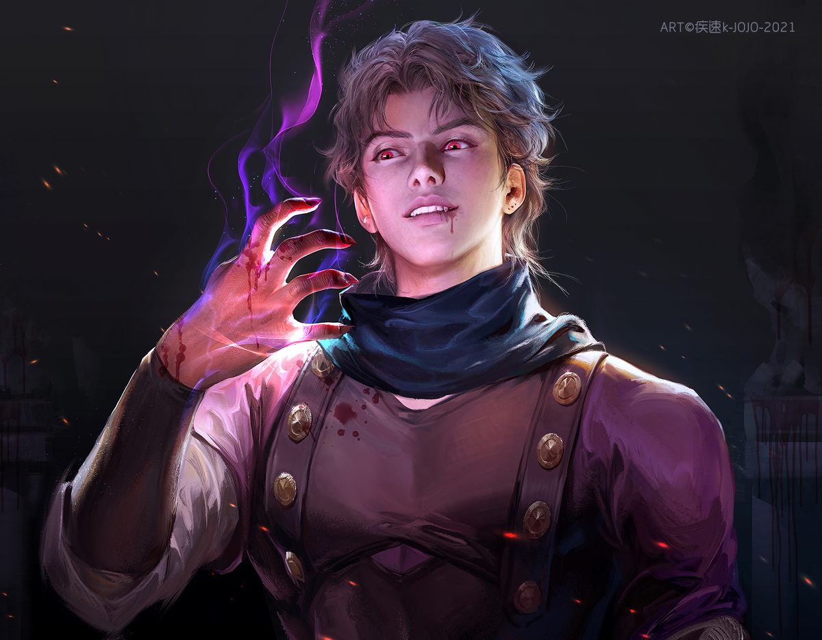This is a pixiv picture whose title is DIO.