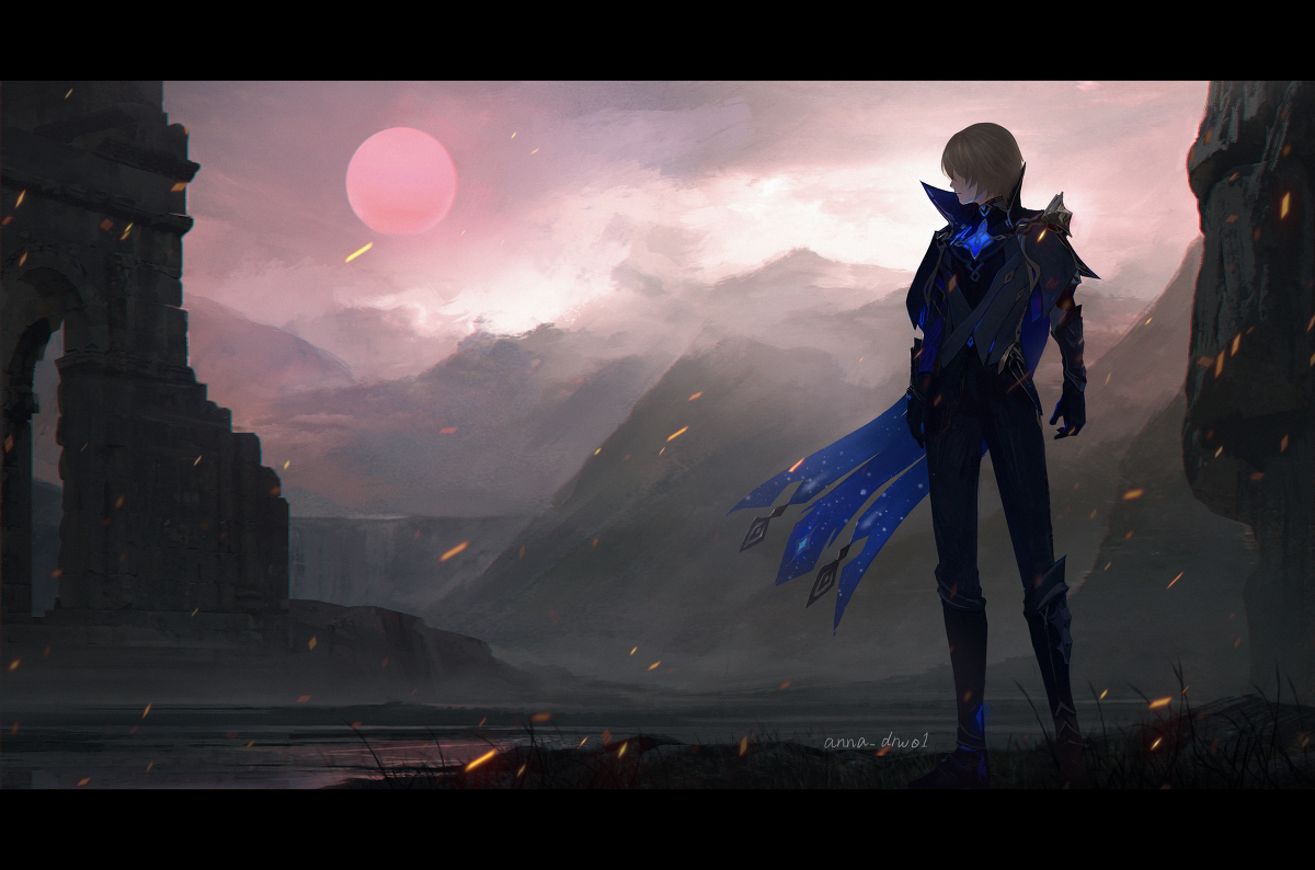 This is a pixiv picture whose title is ダインスレイヴ.
