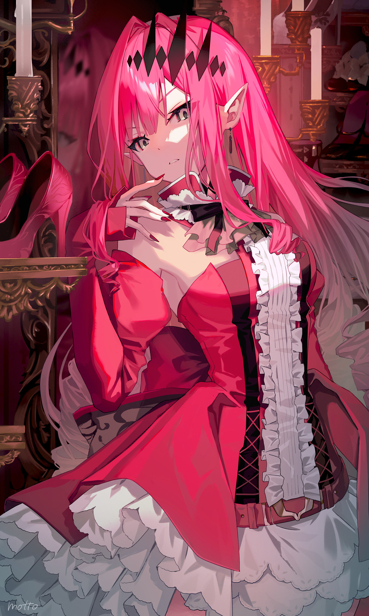 This is a pixiv picture whose title is 妖精騎士トリスタン.