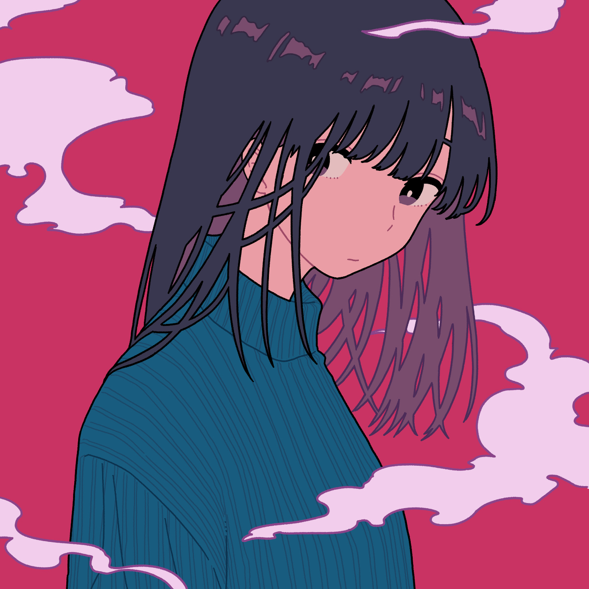This is a pixiv picture whose title is smoke.