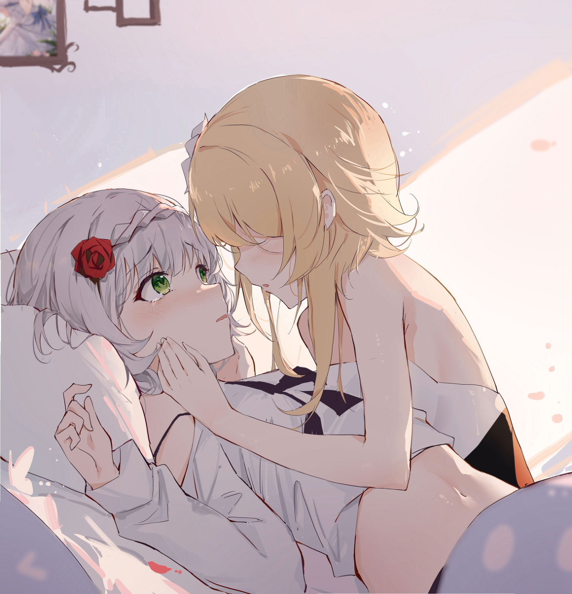 This is a pixiv picture whose title is 贴.