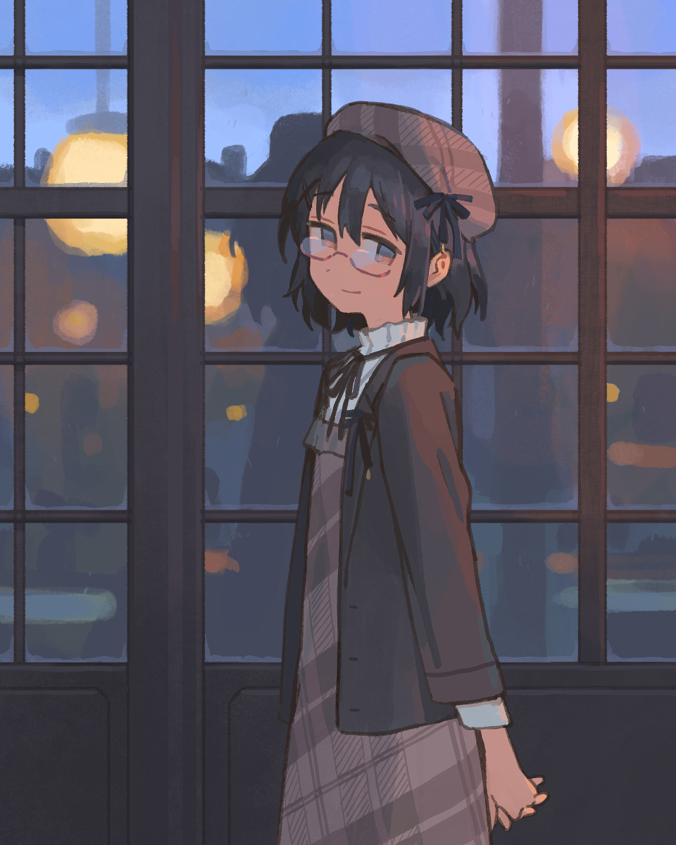 This is a pixiv picture whose title is 暗くなってきたね.