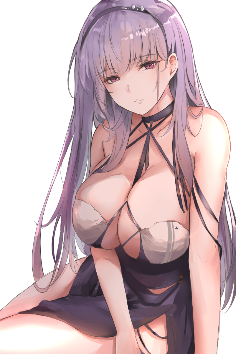 This is a pixiv picture whose title is Anxious Bisque Doll Dido.