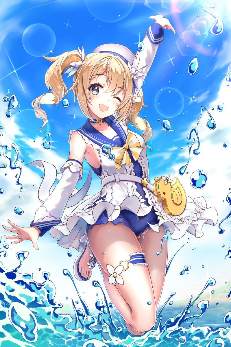 This is a pixiv picture whose title is 芭芭拉（夏装）.