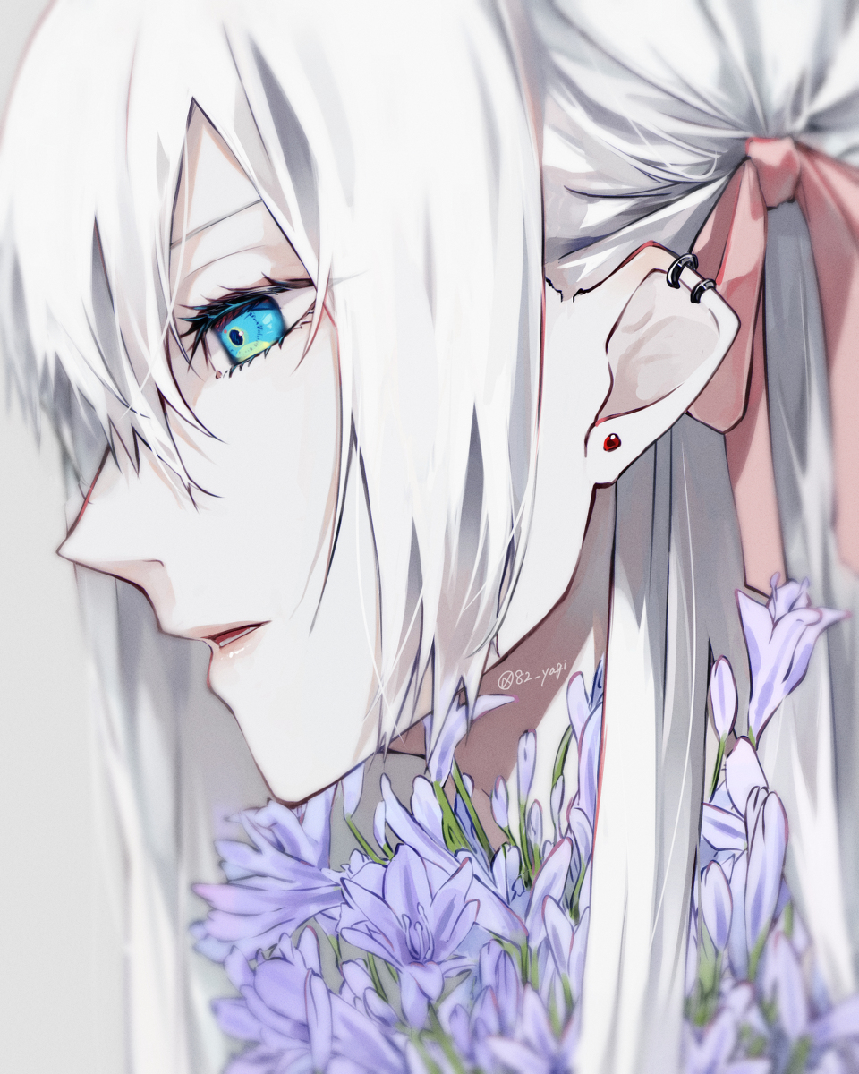 This is a pixiv picture whose title is Agapanthus.