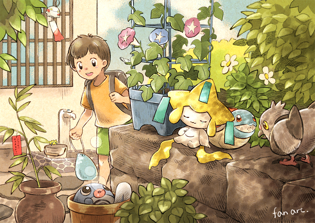 This is a pixiv picture whose title is ジラーチに会えますように.