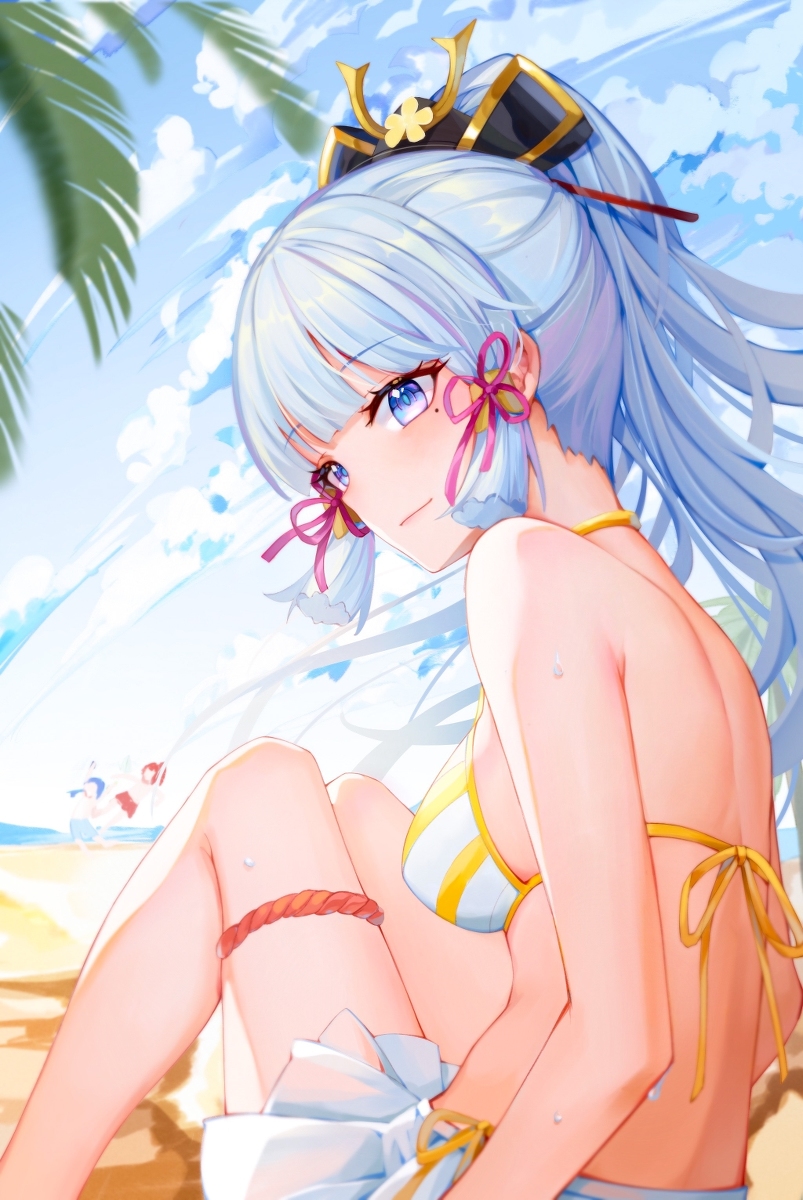 This is a pixiv picture whose title is 原神同人图.