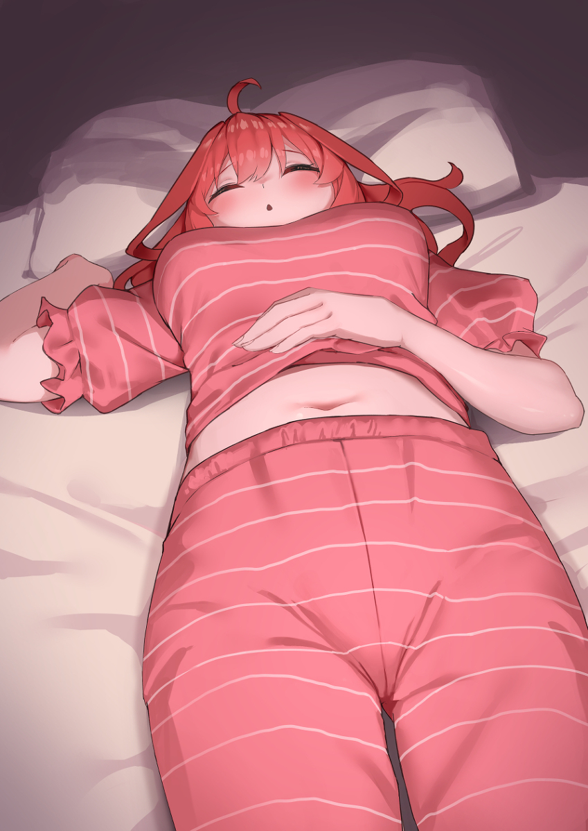 This is a pixiv picture whose title is ぐっすり五月.