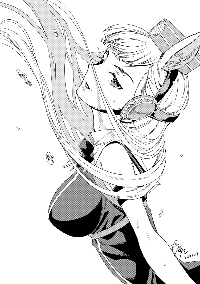 This is a pixiv picture whose title is 水も滴る良いゴルシ！.