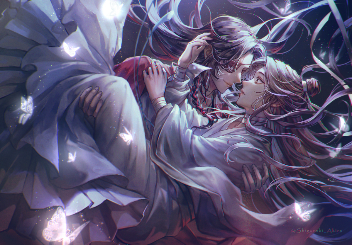 This is a pixiv picture whose title is 天官賜福.