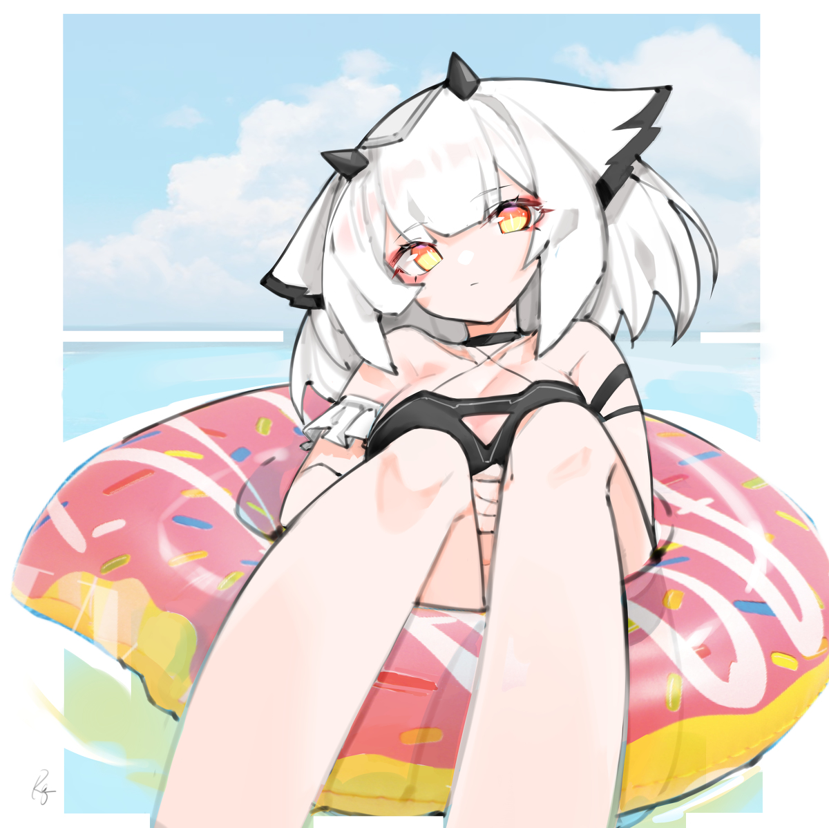 This is a pixiv picture whose title is 無題.