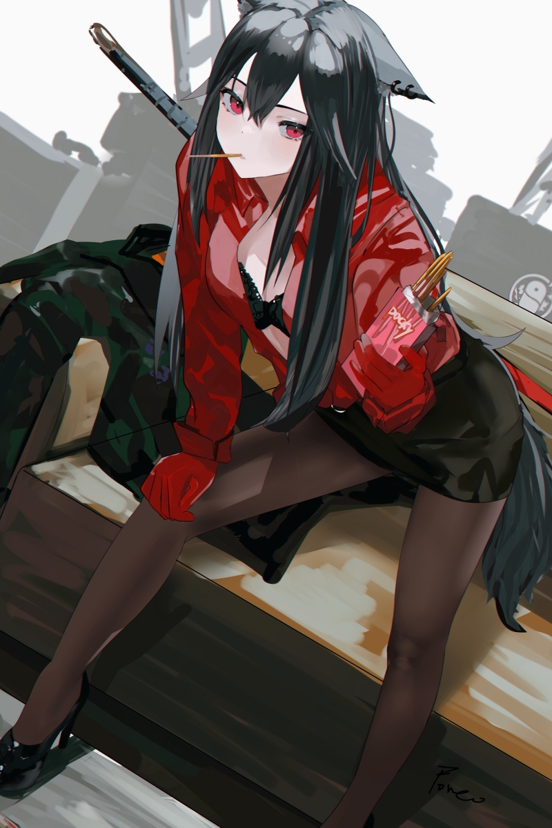 This is a pixiv picture whose title is 来一根.