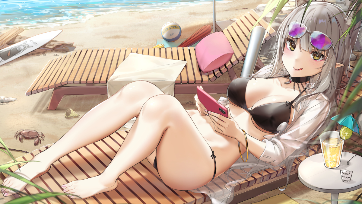 This is a pixiv picture whose title is 夏日丸黑醬.