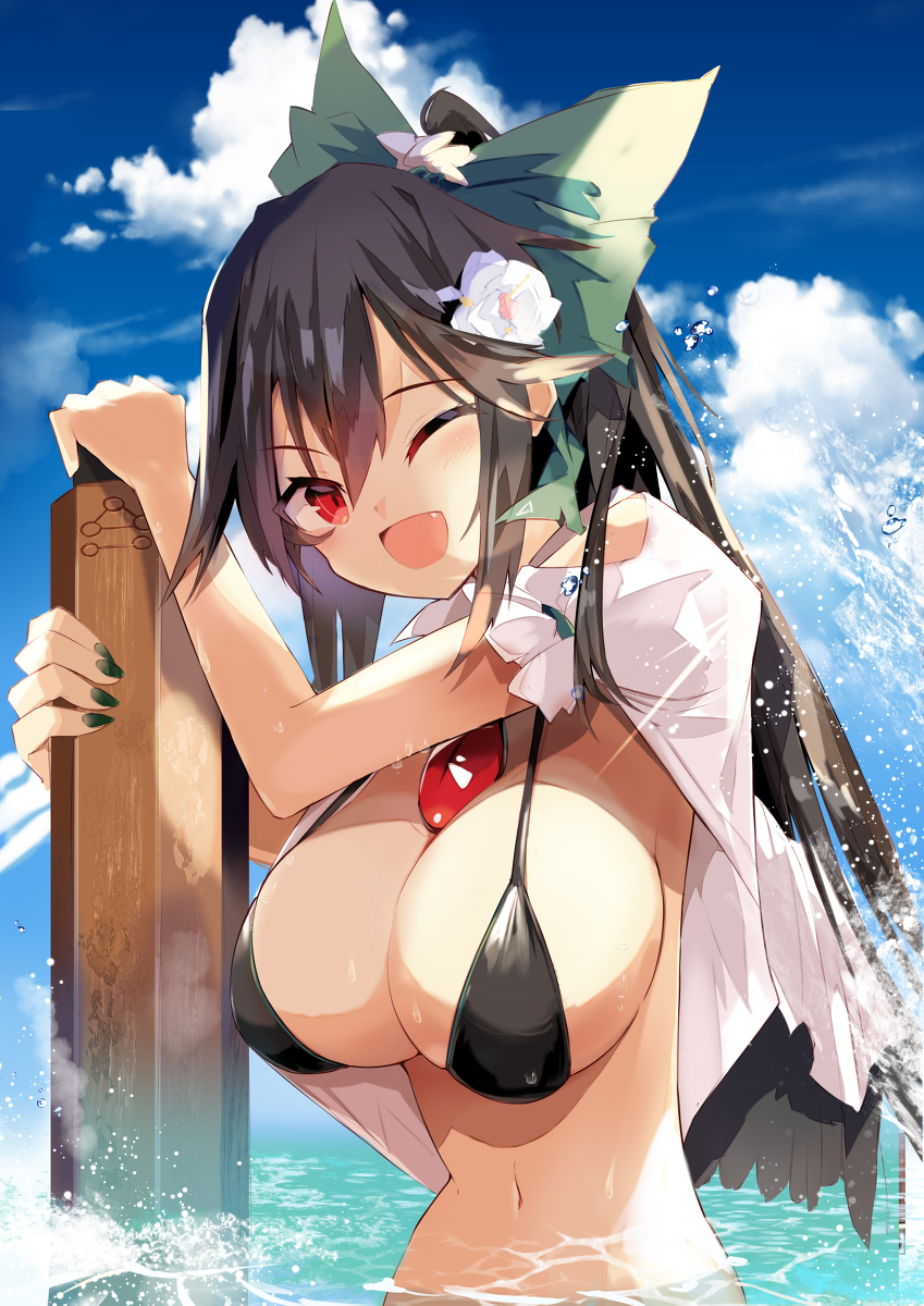 This is a pixiv picture whose title is 夏の思い出をつくろう.