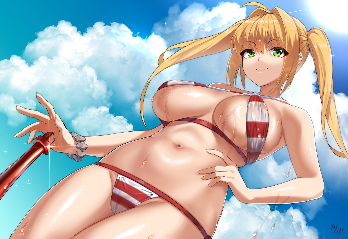 This is a pixiv picture whose title is 「うむうむ、余に見惚れたか？」.