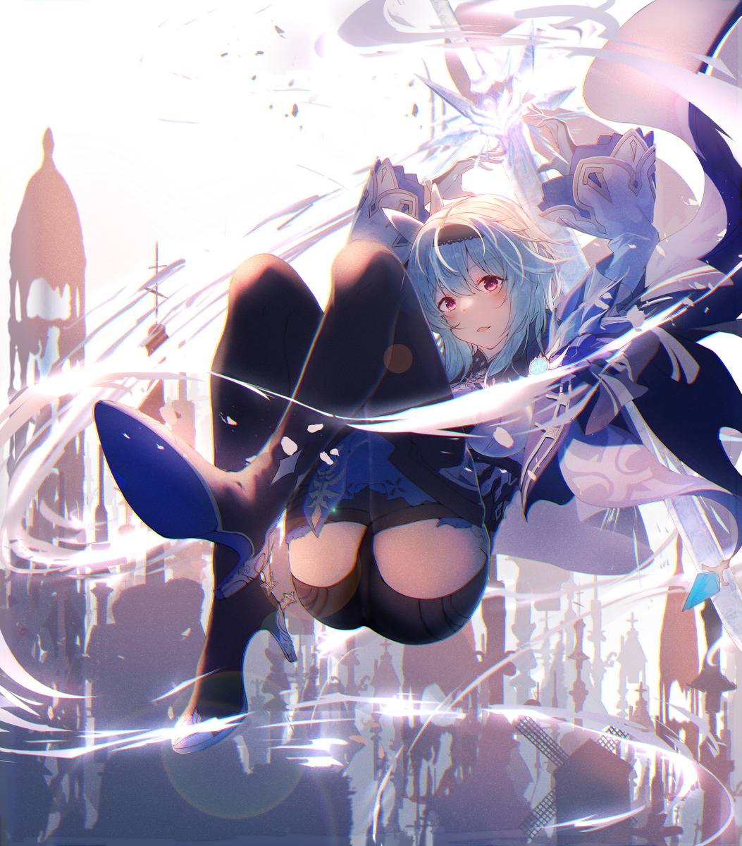 This is a pixiv picture whose title is Eula.
