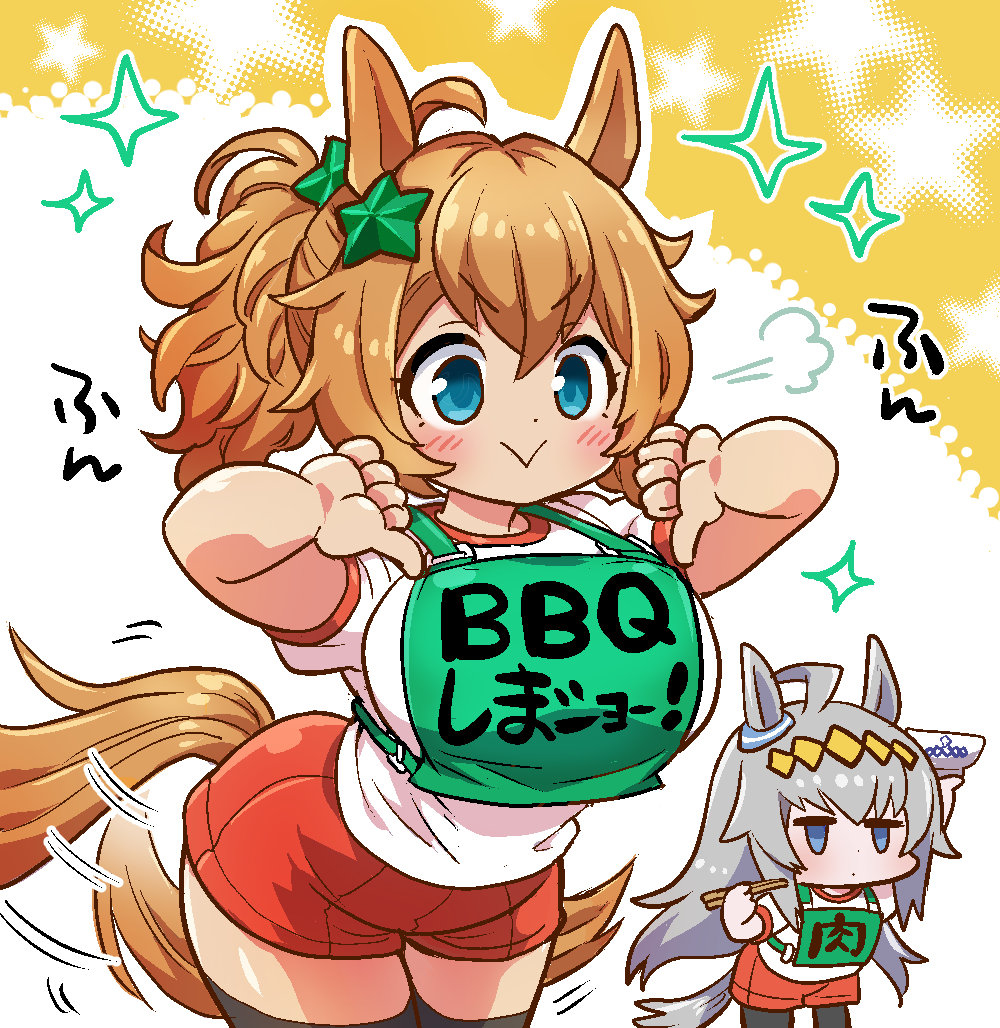 This is a pixiv picture whose title is BBQがやりタイキシャトル.