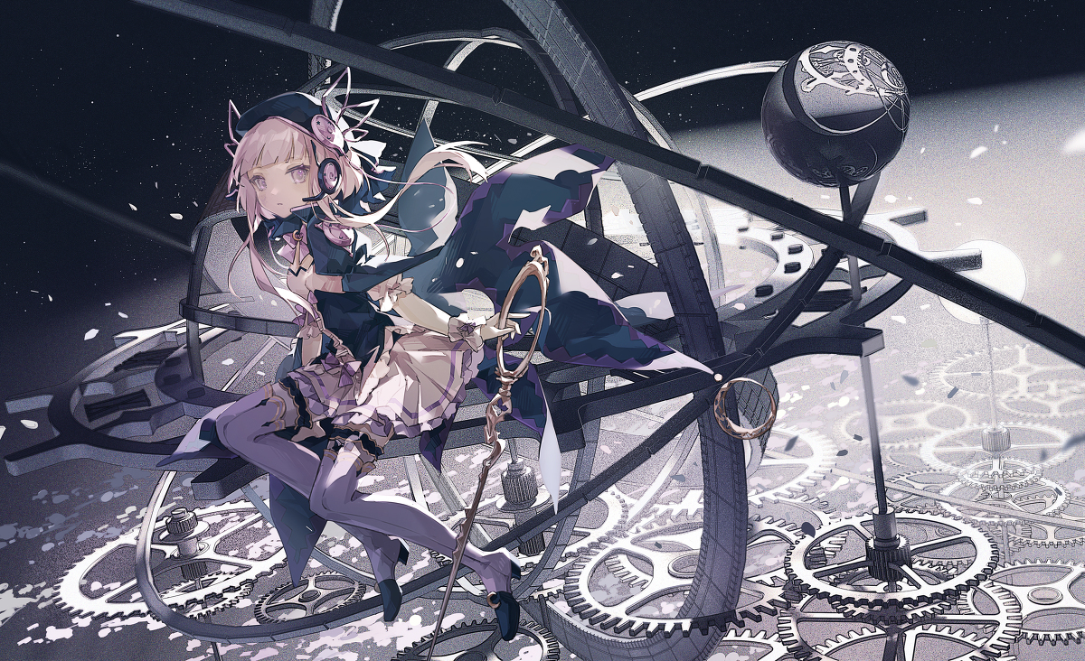 This is a pixiv picture whose title is Singularity.