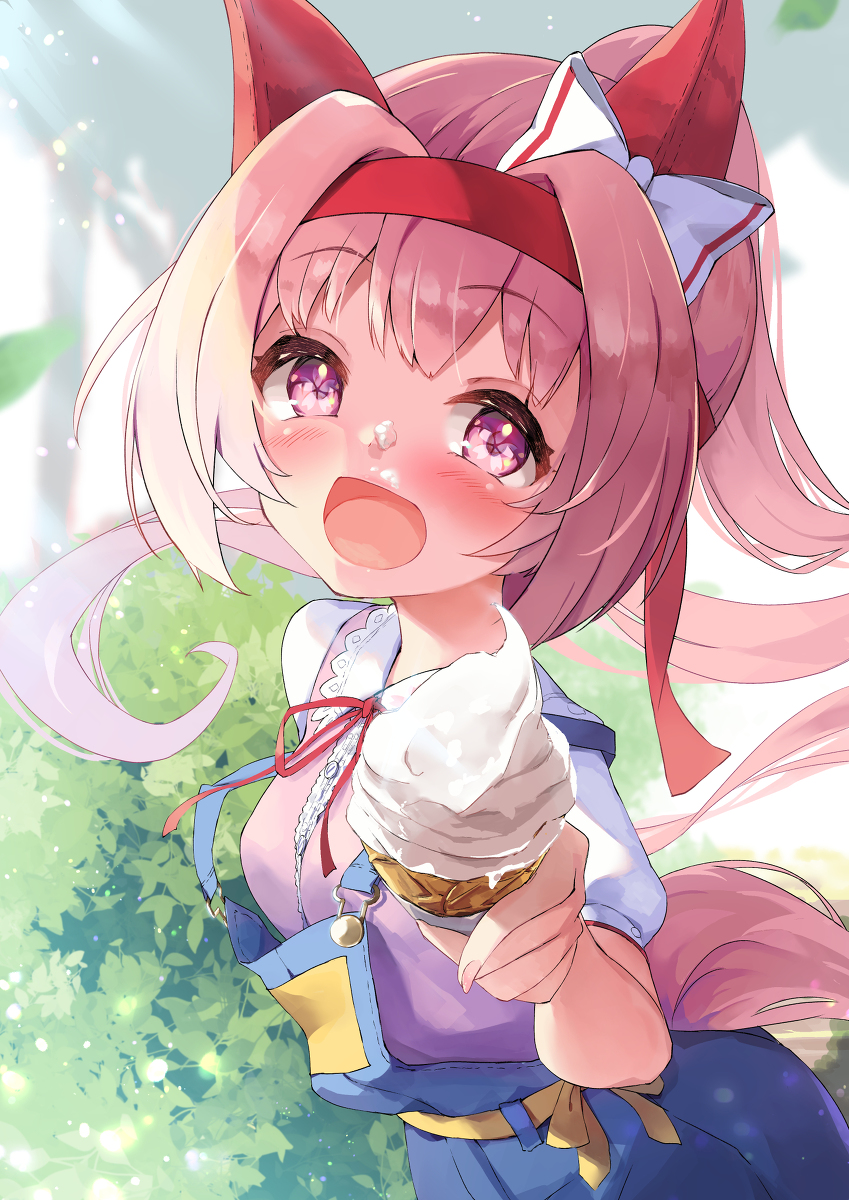 This is a pixiv picture whose title is ウララとお出かけ.
