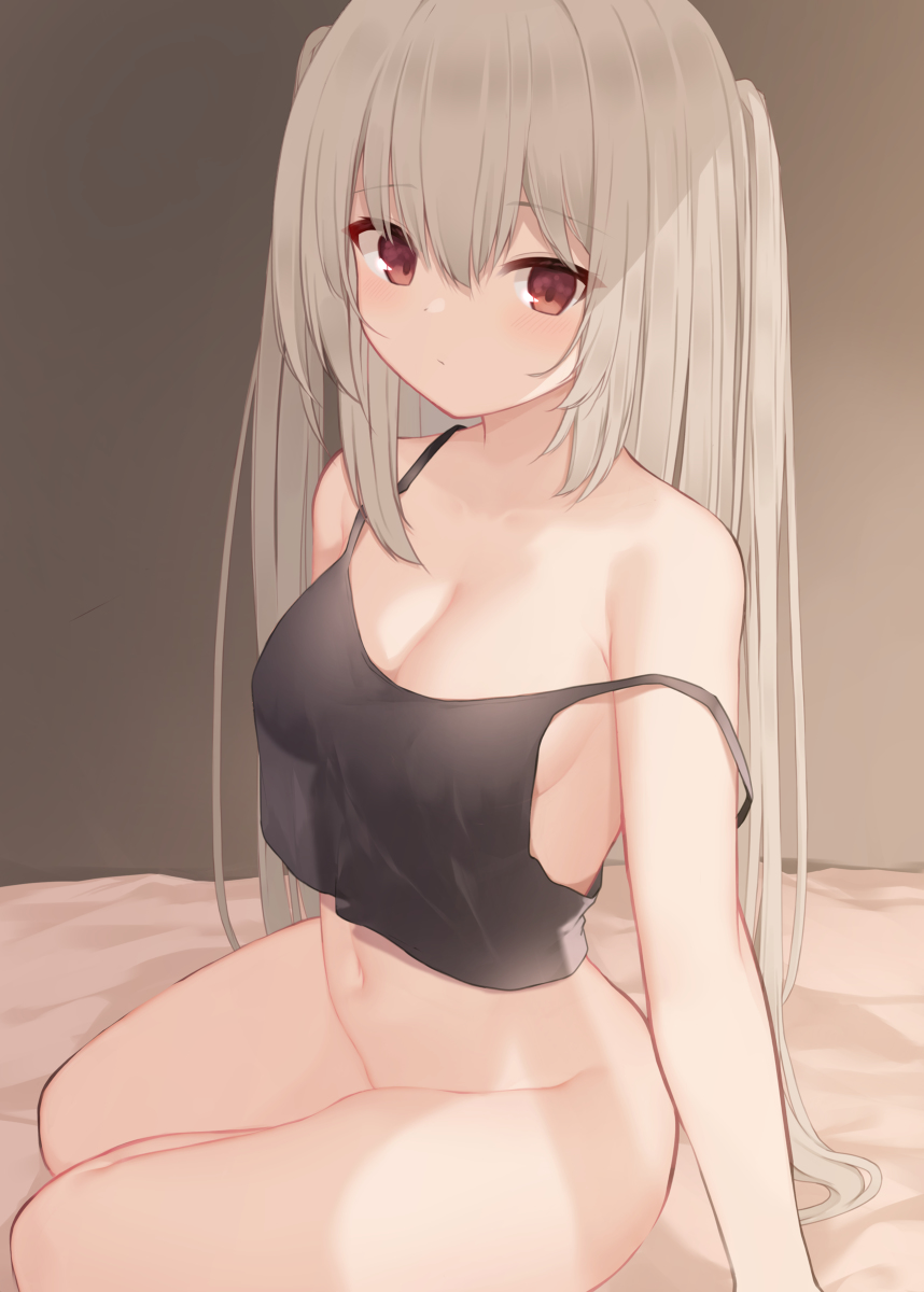 This is a pixiv picture whose title is 「本当に...何もしてくれないの...?」.