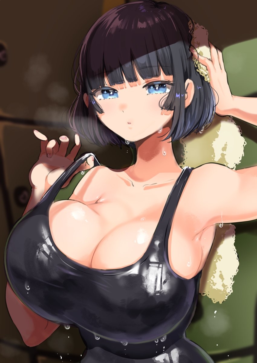 This is a pixiv picture whose title is 五限目、プールの授業の後.