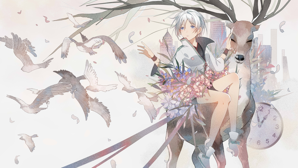 This is a pixiv picture whose title is 日光倾城.