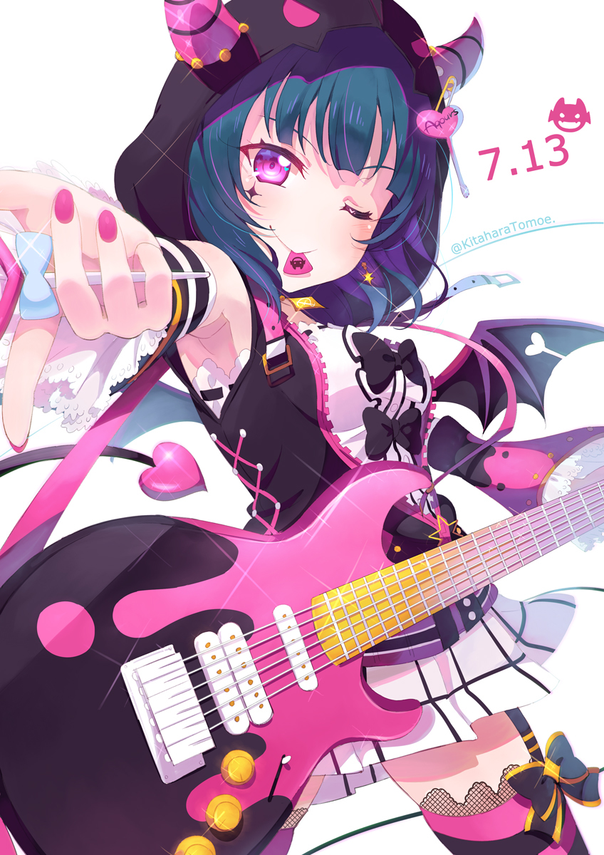 This is a pixiv picture whose title is 😈ヨハネの胸の鼓動…あなたにだけ聴かせてあげる♡.