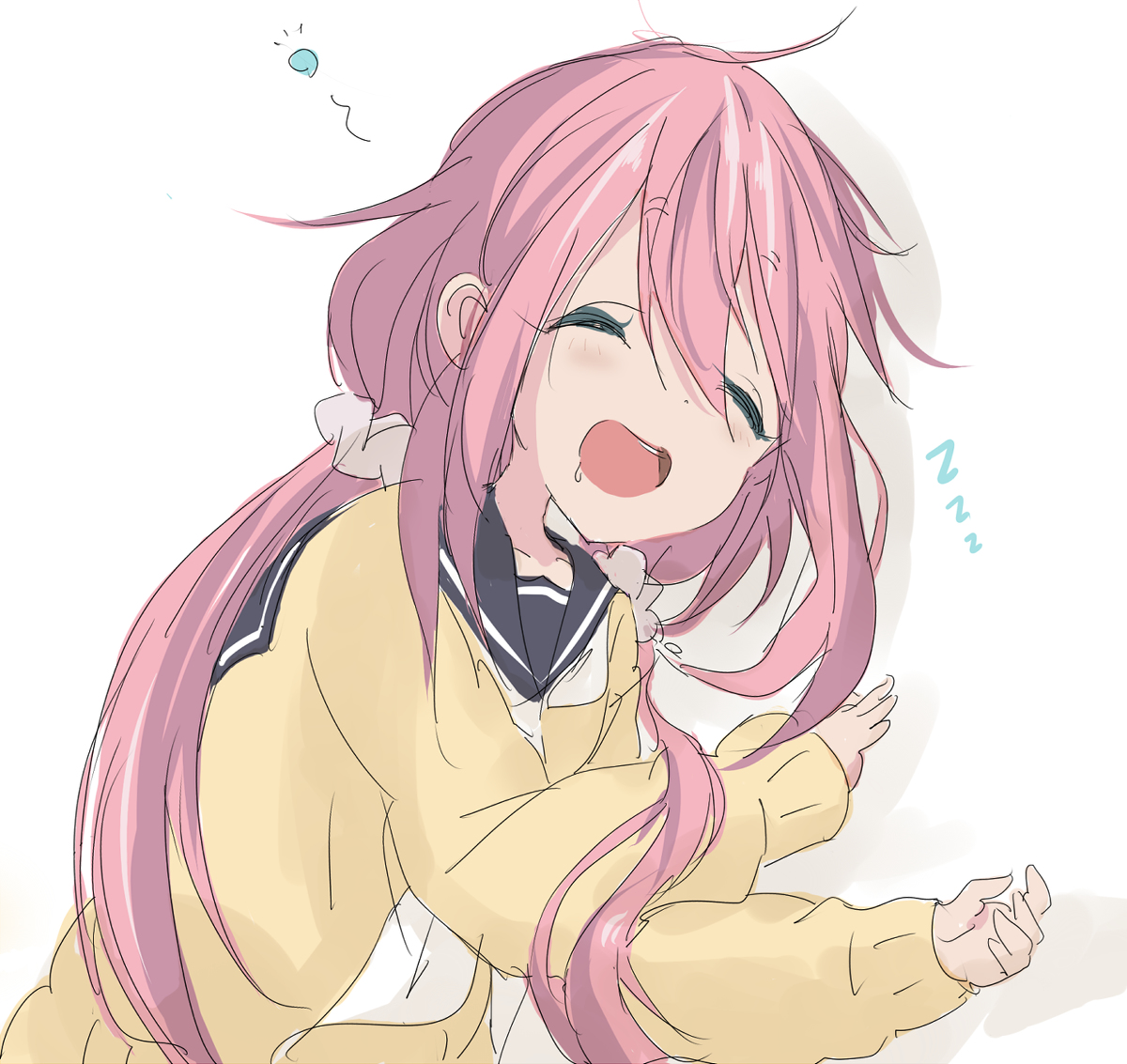 This is a pixiv picture whose title is いねむりなでしこちゃん.