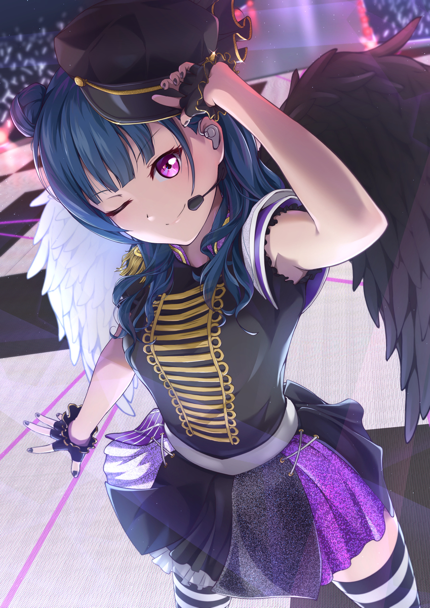 This is a pixiv picture whose title is 善子ちゃんお誕生日2021.