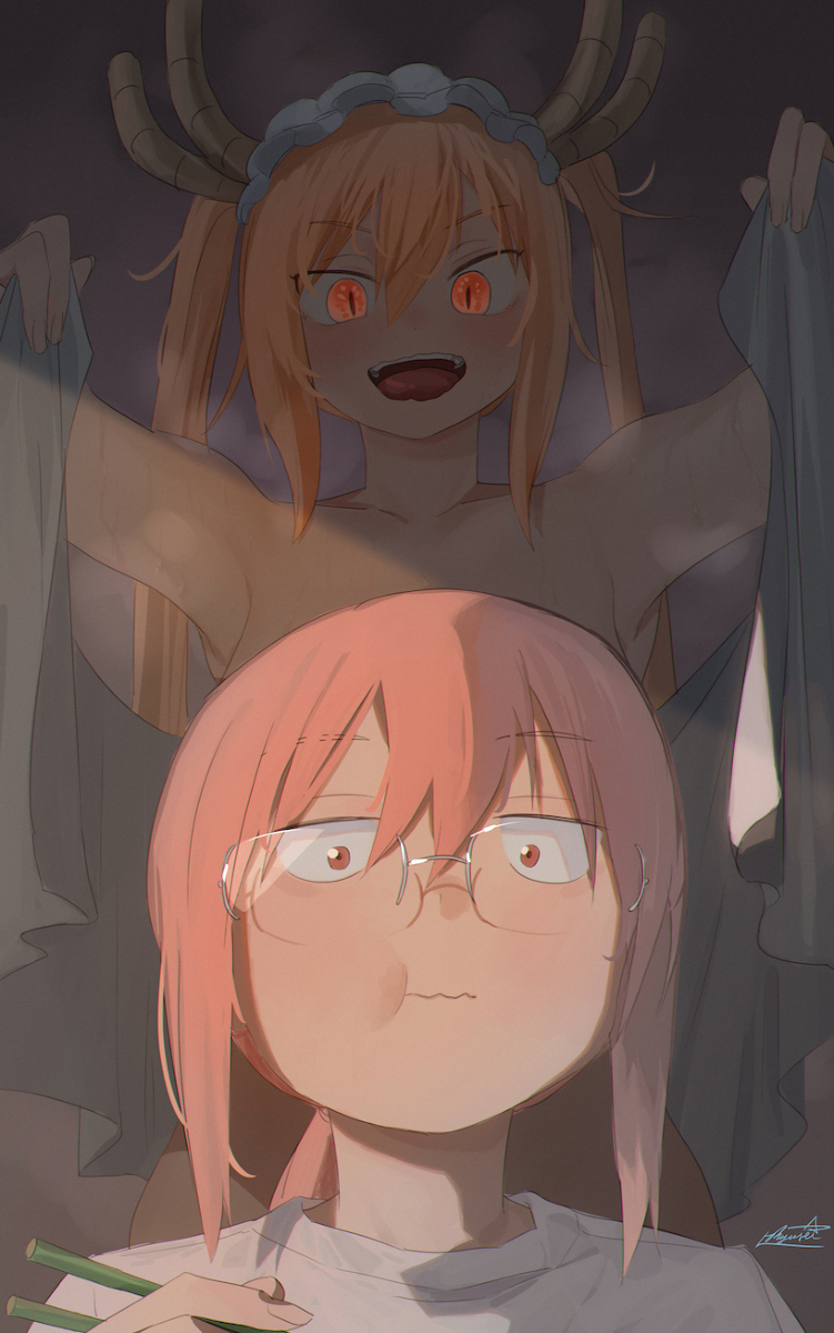 This is a pixiv picture whose title is 「美味しいですかぁ？」.