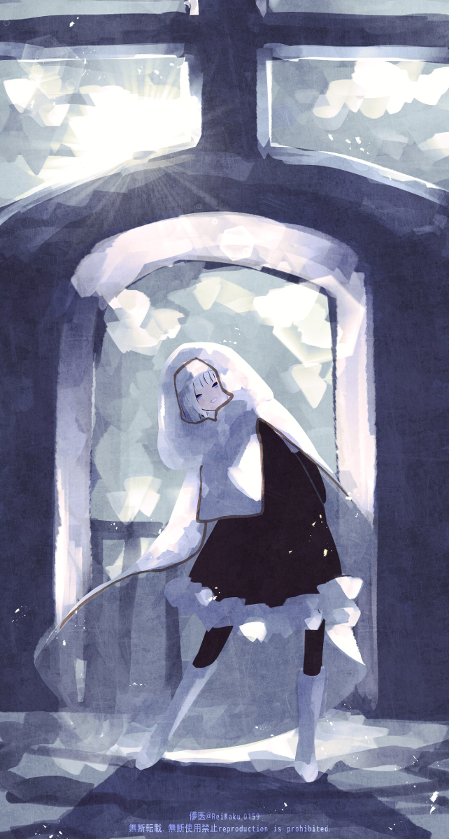 This is a pixiv picture whose title is 【創作落書き】修道女ちゃん７.