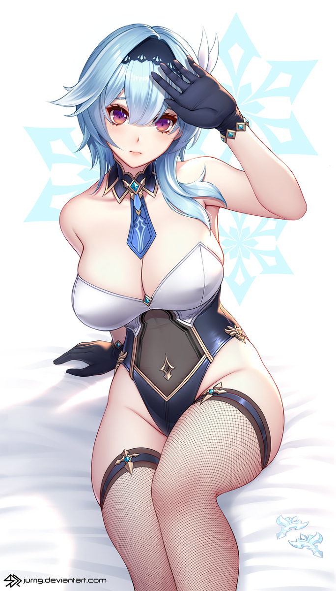 This is a pixiv picture whose title is Eula.