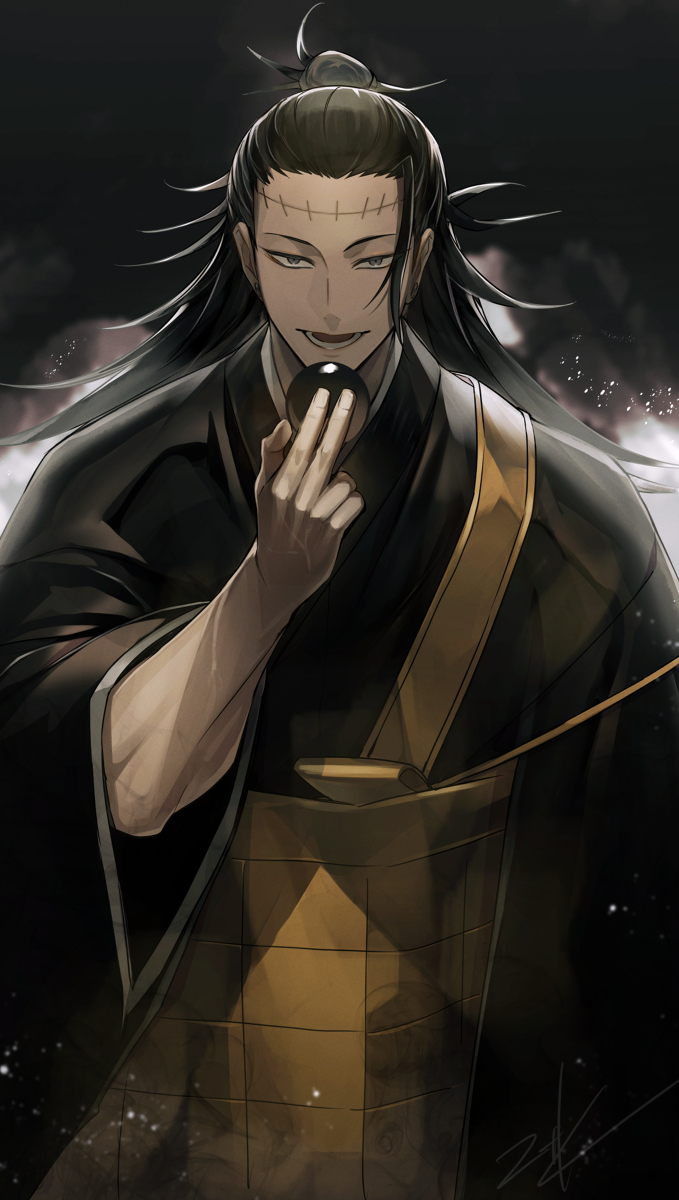 This is a pixiv picture whose title is 夏油.