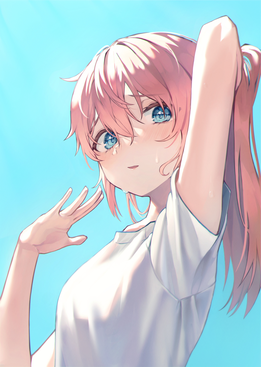 This is a pixiv picture whose title is 🥵.