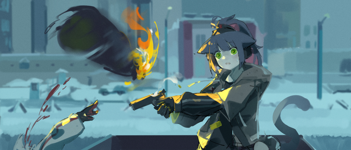 This is a pixiv picture whose title is watch out！.