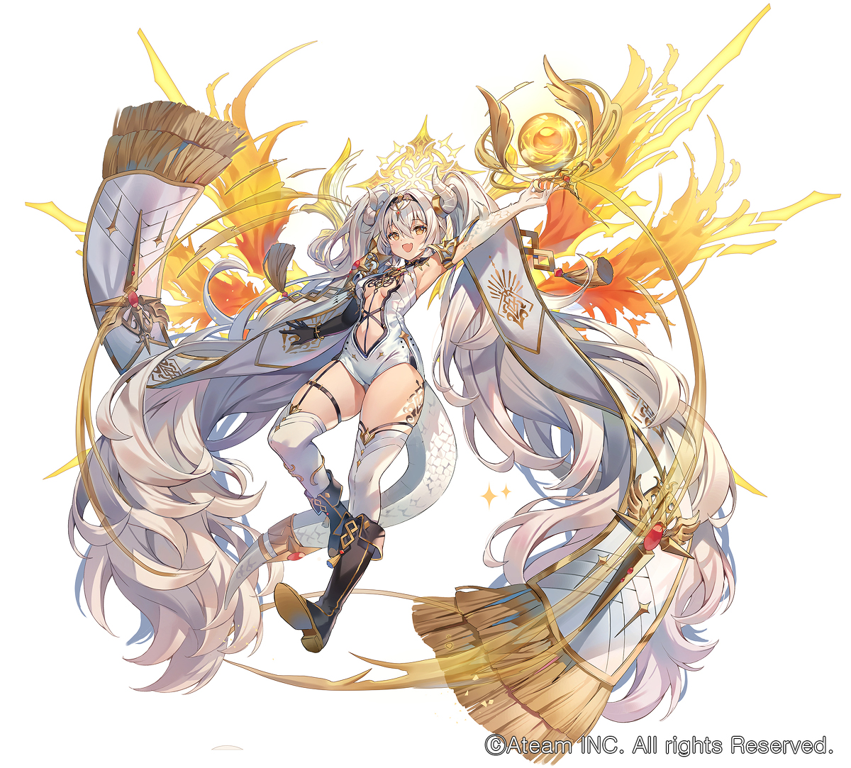 This is a pixiv picture whose title is 【お仕事】ヴァルキリーコネクト「ディナヴィア」.