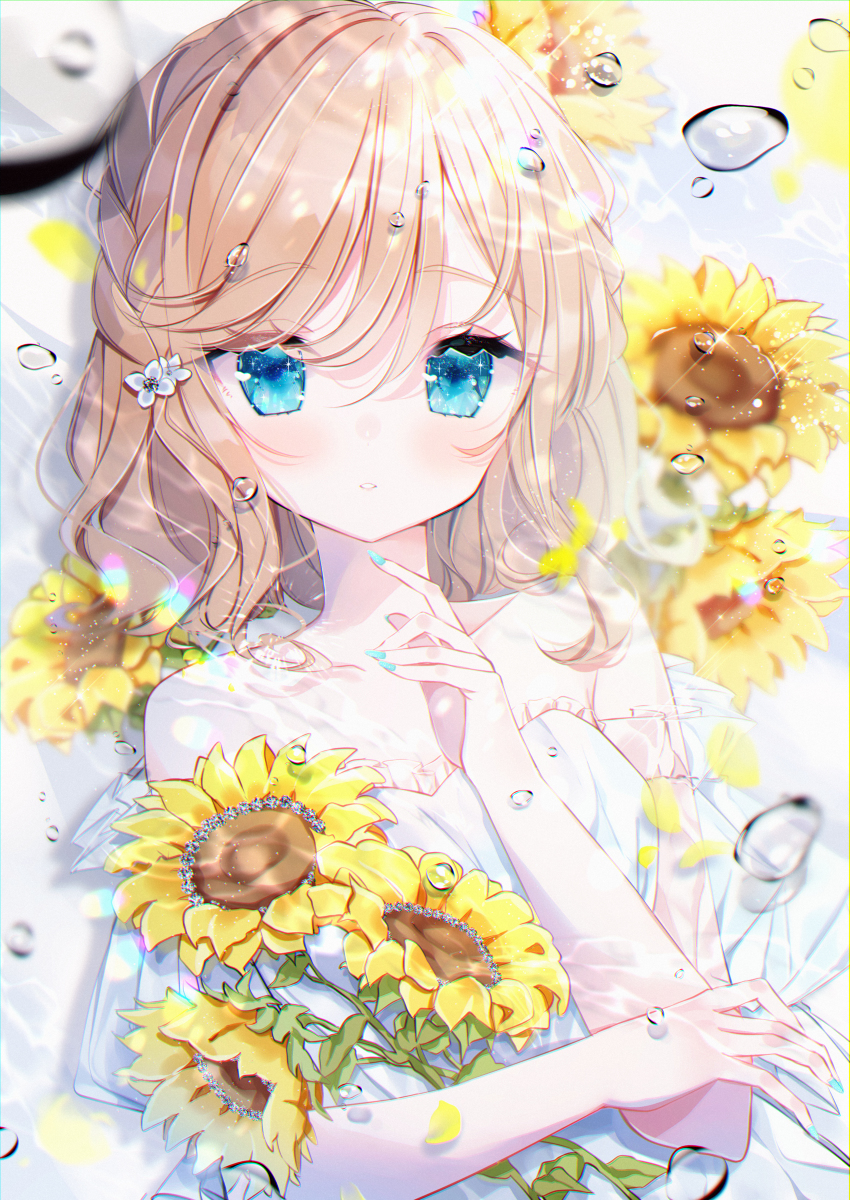 This is a pixiv picture whose title is ひまわり.