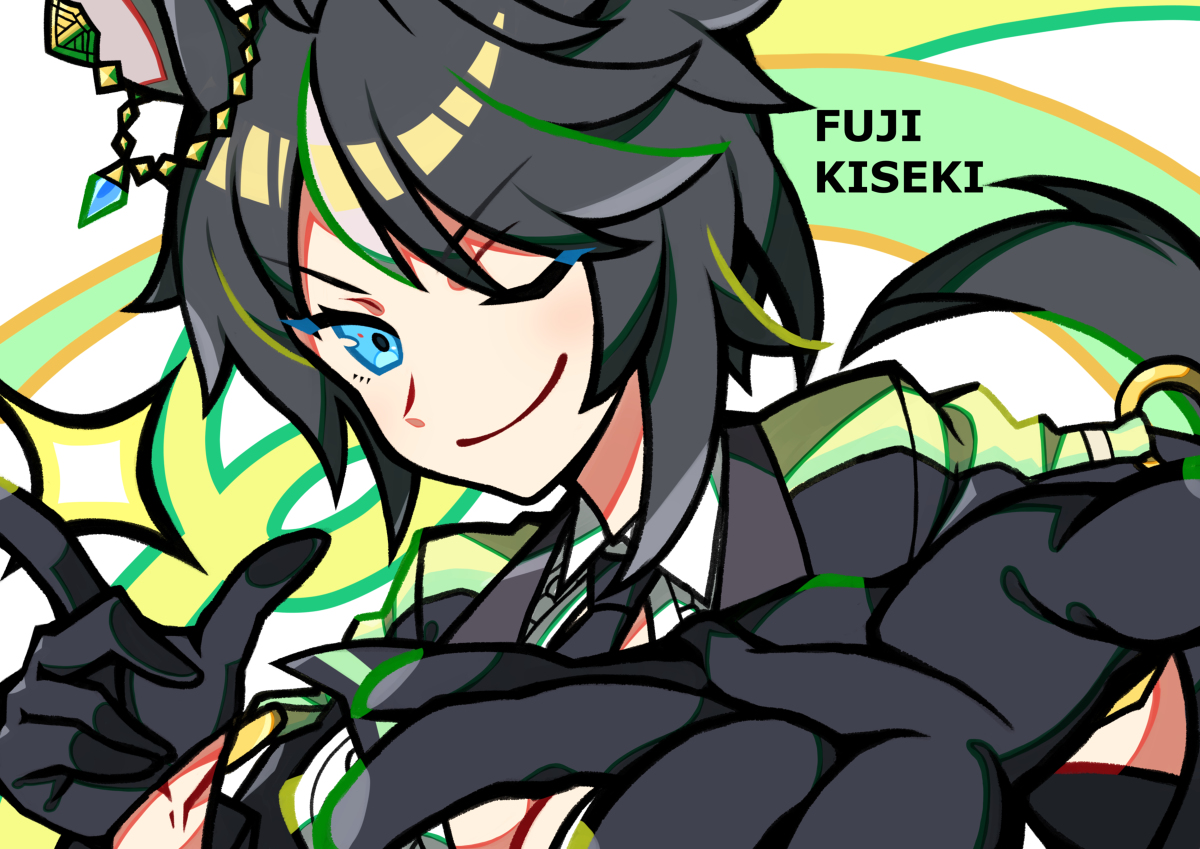 This is a pixiv picture whose title is キセキ（現役　牡7歳　黒鹿毛）.