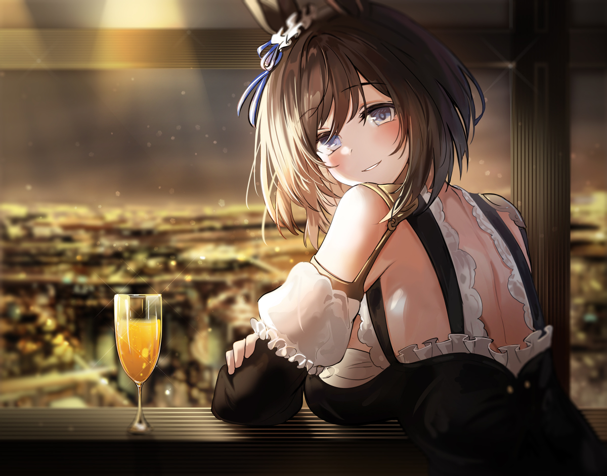 This is a pixiv picture whose title is エイシンフラッシュ.