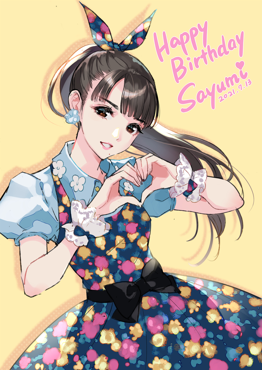 This is a pixiv picture whose title is 道重さゆみ生誕祭2021.