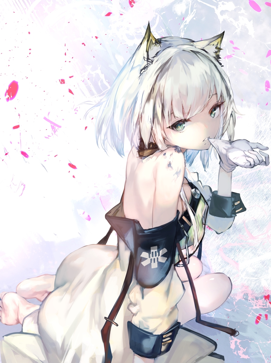 This is a pixiv picture whose title is 【どこ見てんの~？】.