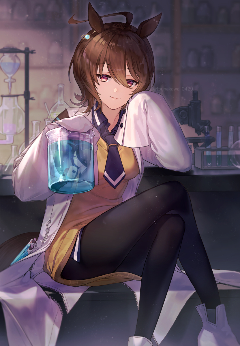 This is a pixiv picture whose title is タキオン.