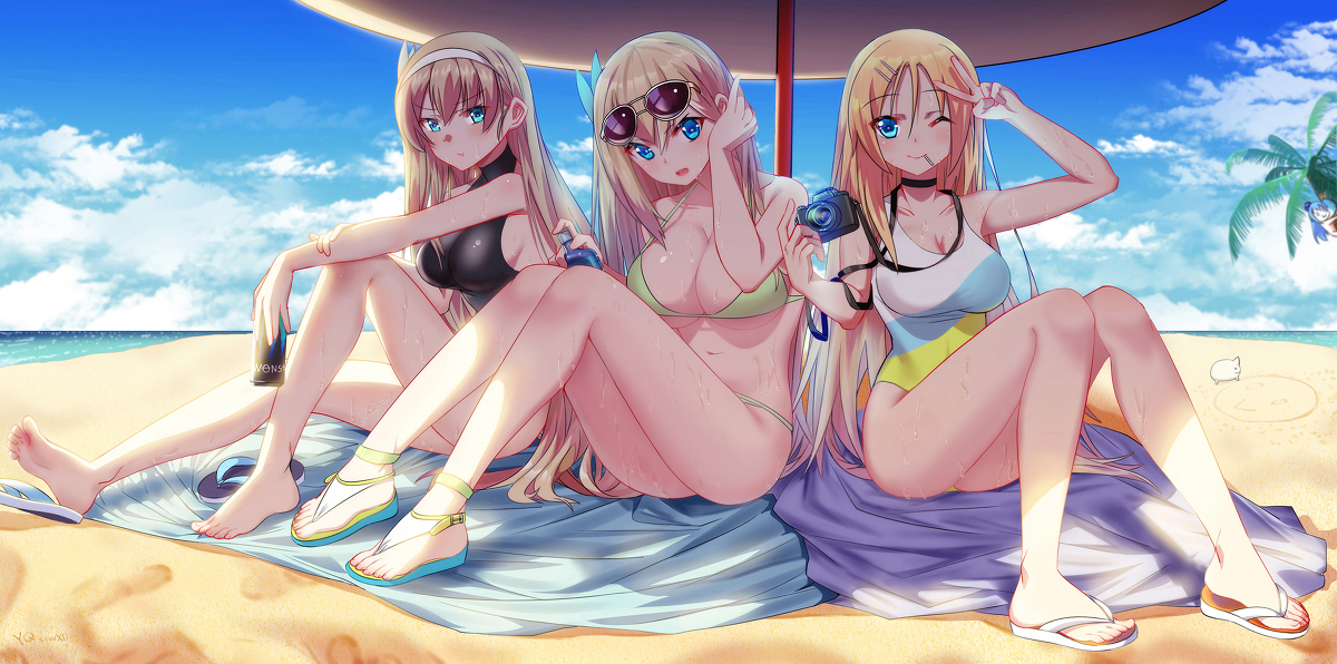 This is a pixiv picture whose title is 夏2 0v0.