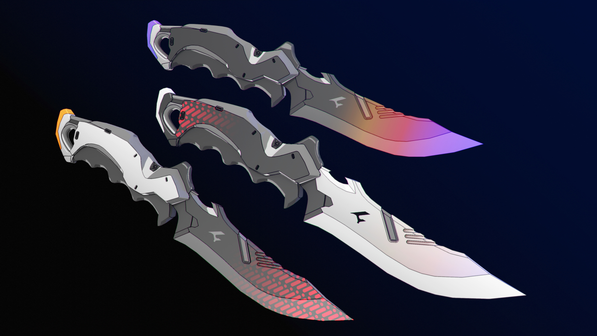This is a pixiv picture whose title is 2107 Knives.