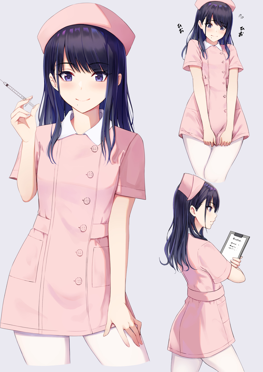 This is a pixiv picture whose title is ナース灯織.
