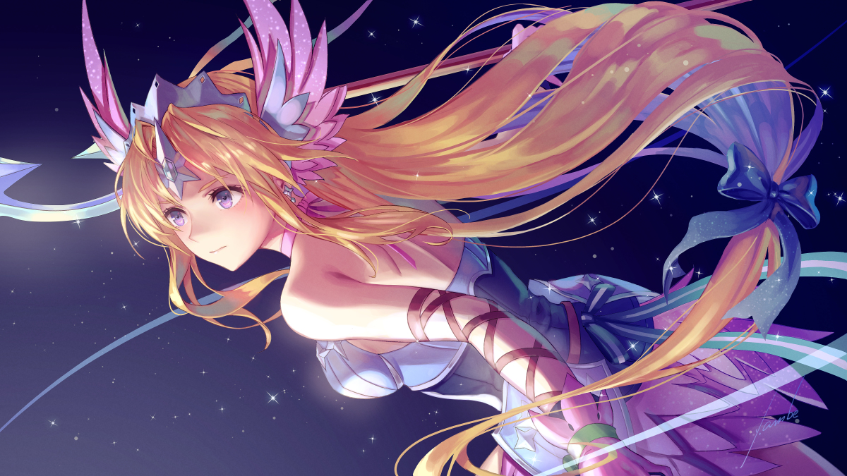 This is a pixiv picture whose title is Starlancer.