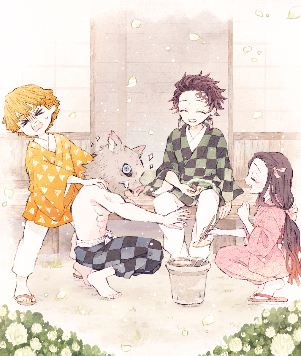This is a pixiv picture whose title is 竈門炭治郎誕生祭2021.